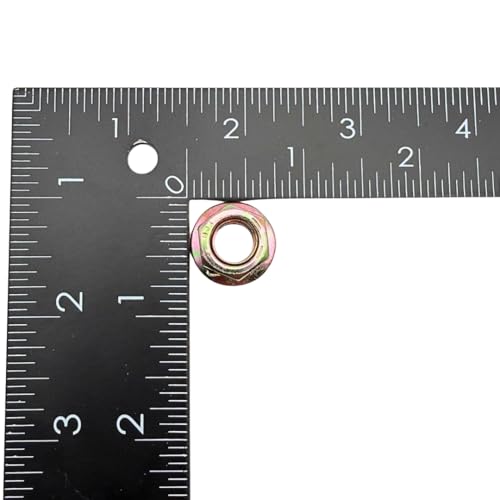 3/8"-16 Flange Nuts (50 Pack) – Grade 8 Built-in Washer Nuts Coarse Thread for Fast, Even Clamping on Frames, Brackets & Heavy Assemblies SAE J995 0.375" Flange Nut – 50 Pack