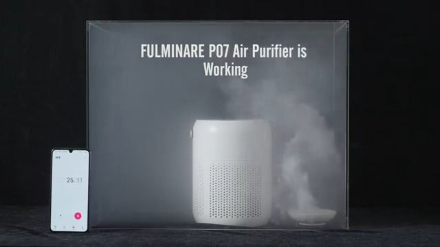 FULMINARE Air Purifiers for Home Bedroom Up to 680 Ft² （White) White