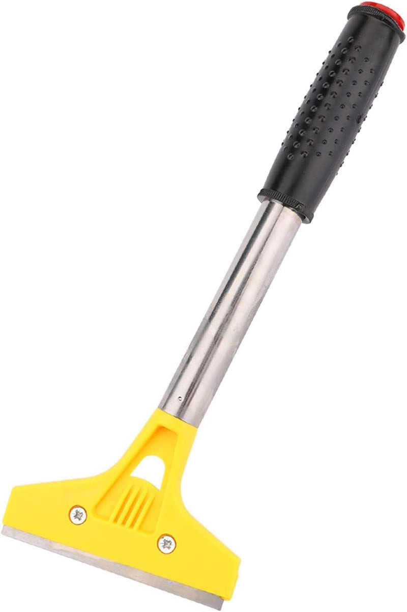 Scraper Blades 4 Inch, 200PCS Replacement Scraper Blades Carbon Steel Razor Blade for Scraper Yellow Shell
