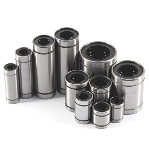 LM16UU Linear Ball Bearings 16x28x37mm Carbon Steel Linear Bearing For 3D Printer CNC Machine (6 Pieces) LM16UU(16x28x37mm)