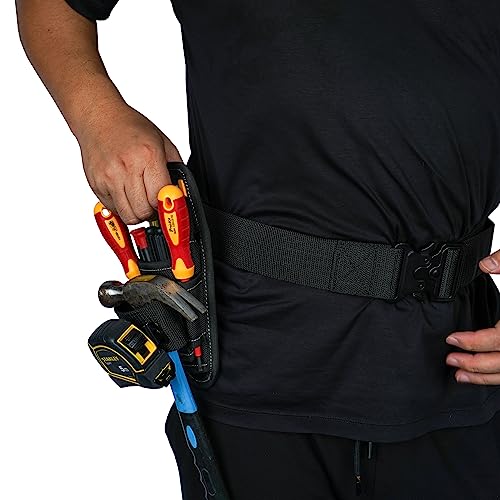 MELOTOUGH Small Tool Pouch with Belt Clip,Small Tool Holder Pouch, Min Work Organizer Tool Holster and Knife Holder with Hammer Holder