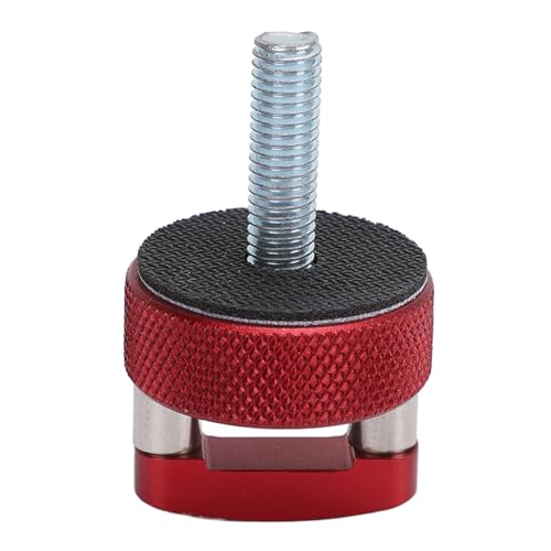 8PCS Quick Removal Fastener Thumb ew D Ring Combo, Hard Top Bolts with M8 1.25 Thread, Stainless Steel Billet Aluminum Construction, Suitable for Bronco 2dr 4dr (Red)