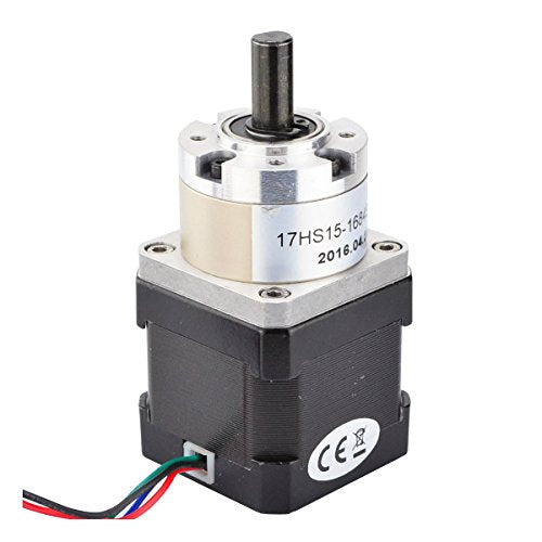 STEPPERONLINE 5:1 Planetary Gearbox Nema 17 Geared Stepper Motor 1.68A for DIY 3D Printer/CNC Extruder