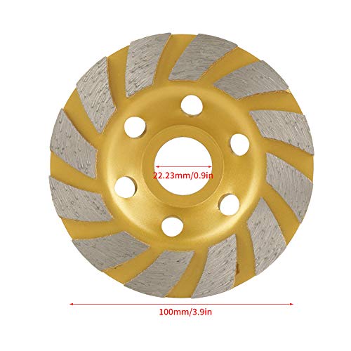 100 Grinding Wheel 6 Holes 100mm*4.5mm Diamond Segment Disc for Grinding Concrete Marble