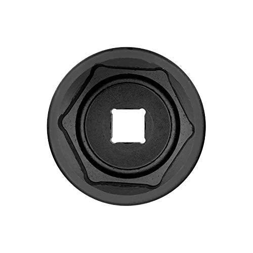 JETECH 3/4" Drive 65mm Standard Impact Socket, 6-Point Metric Impact Socket, Heat-Treated Chrome Molybdenum (Cr-Mo) Alloy Steel, Heavy-Duty for Industrial & Heavy Equipment Applications