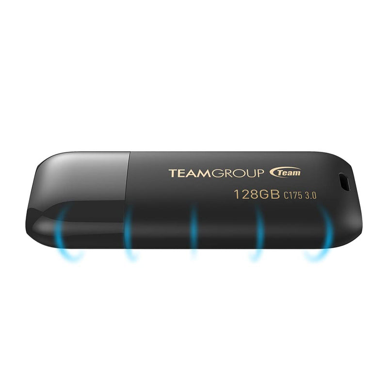 TEAMGROUP C175 1TB USB 3.2 Gen 1 (USB 3.1/3.0) Read 100MB/s Flash Thumb Drive, External Data Storage Memory Stick Compatible with Computer/Laptop/Desktop/PC Matte Black TC17531TBB01