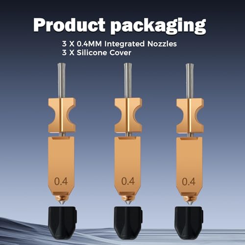 Upgrade 3PK 0.4MM AD5X Hotend Nozzle for Falshforge AD5X Hot End