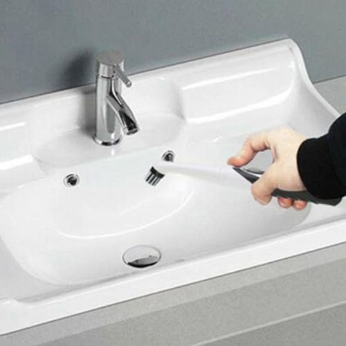 Riven Electric Cleaning Brush Cordless Battery Powered Scrubber with 3 Brush Heads for Kitchen Bathroom Tile Floor Black