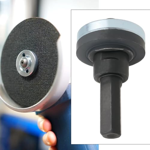 Angle Grinder Connecting Rod Adapter M10 53 x 30 mm High-Speed Steel Drill Mandrel Adapter for Cutting Disc Polishing Disc and Polishing Sponge Pack of 4