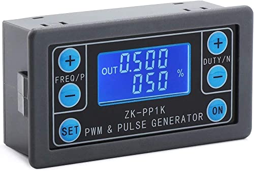 PWM Signal Generator, 1HZ~150KHz, Dual Mode Generator, Adjustable Pulse Rate Shutdown Ratio, Rectangular Square Shaft Module with Housing