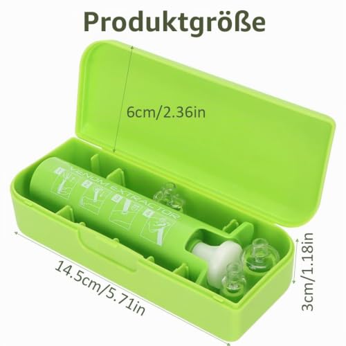 Bite Sucker, Insect Bite Extractor, Bite Thing Extractor Tool Venom Extractor Suction Pump, Bites Sucker Kit, for Poison Removal for Insect Bites and Bites
