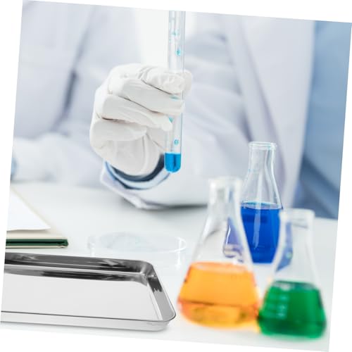 Stainless Steel Instrument Tray 31 x 24 x 2.5 cm Without Cover Medical Tray for Medical Instruments Clinic and Laboratory