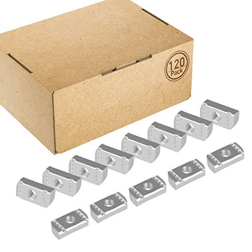 Strut Channel Nuts 1/4"-20 No Spring - 120 Pcs, 1/2″ Drive 3/4″ (19mm) Strut Channel Impact Socket