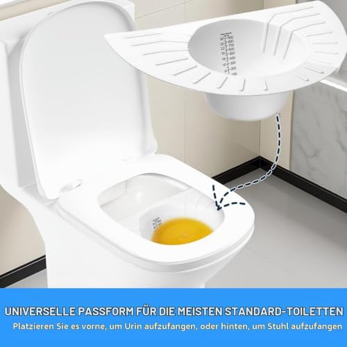 Urine Cups Pack of 6 Reusable Urine Sample Cups Sample Container Collection Cup for Urine