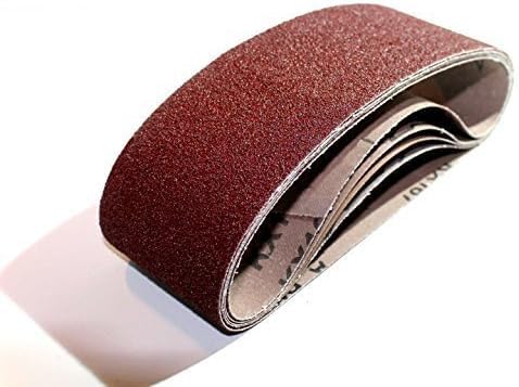 Goodway Fabric Sanding Belts for Belt Sanders 75 x 533 mm Grit 40-10 Pieces