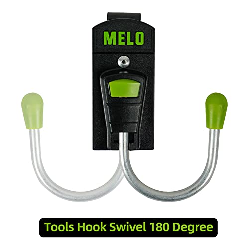 MELOTOUGH Tool Holster Cordless Drill Holster/Hook Single Tool Belt Hook (Green 2pcs and Yellow)