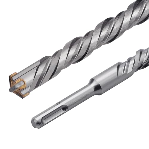 5 Pack 11/16"x8.26" SDS Plus Rotary Hammer Drill Bit, Concrete Drill Bits