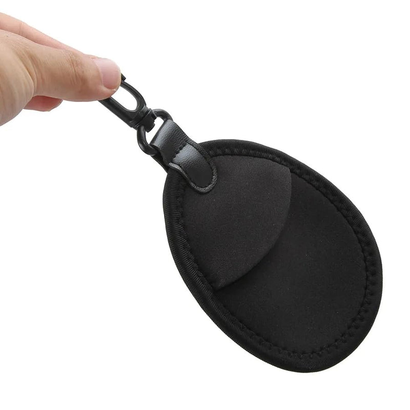 2 Pack Lens Filter Pouch Mini Storage Bag Sleeve Protective Case with Keychain Hook 2 Pockets For Camera CPL MC UV ND 25mm-72mm 43mm 46mm 49mm 52mm 55mm 58mm 62mm 67mm