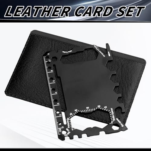 Cholemy 48 Pcs Credit Card Wallet Multitool 46 in 1