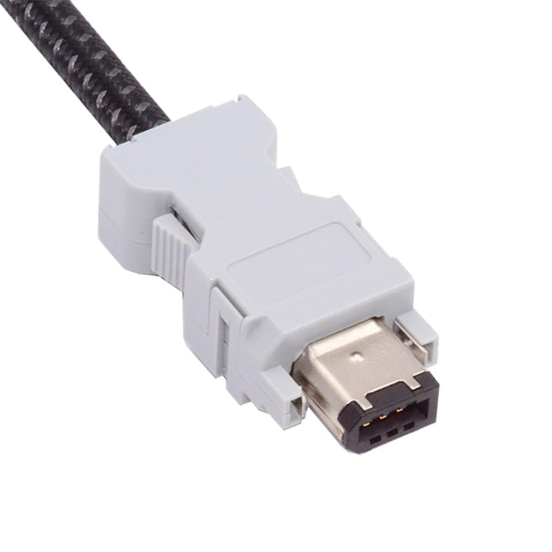 xiwai FireWire IEEE 1394 6Pin CN3 Plug SM-6P I/O Connector, 55100-0670 Male JZSP-CMP9-1-E 6-Pin Encoder Plug Compatible with Yaskawa Panasonic Servo 54280-0609 6-pin male