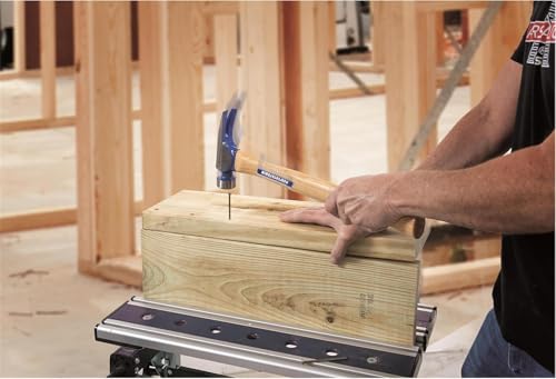 VAUGHAN California Framing Hammer, 19 Oz Milled Face, Assembled in the USA Straight