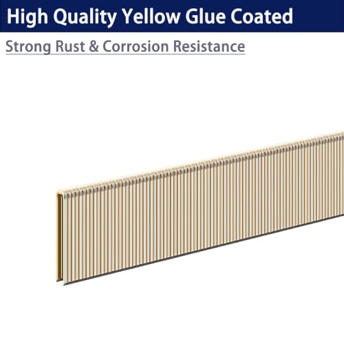 HW HAMWOO 18 Gauge 1/4" Narrow Crown Staples,1-1/4":3000pcs 1-1/4"---3000pcs