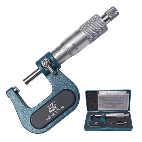 Digital Outside Micrometer, 0-1", Dual Ball Anvil, ±0.00015" Accuracy qfc05