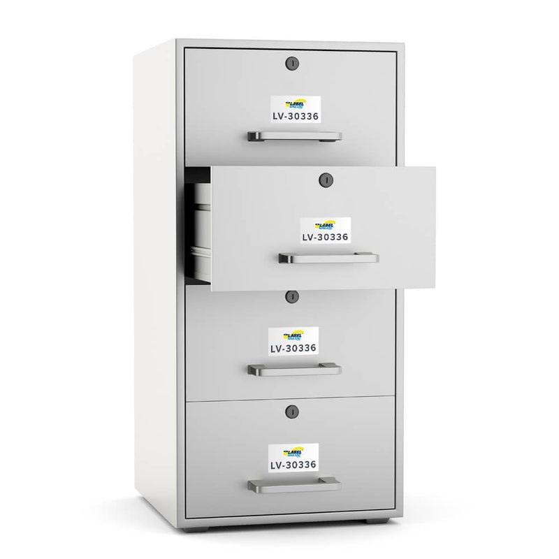 Dymo LV-30336 Compatible Labels - 1 x 2-1/8