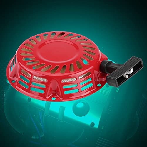 Pulley Starter Lawn Mower for 2kW 168F Petrol Generator, Metal Pulley Starter Reversing Starter, Replacement Pull Starter with 175 mm Diameter for Vibrating Plate & Generator