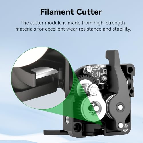 Creality Official K1/K1C/K1 SE/K1 Max Multicolour CFS Upgrade Extruder Kit, Built-in Filament Break Sensor and Cutter, Dual Gears for Smooth Feeding, 3D Printer Accessory Replace Set