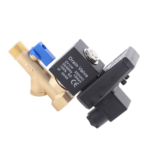 Condensate Drain Valve, DN15 Air Compressor Drain Valve for Air Compressors for Air Compressor Condensate Management (AC230V) AC230V