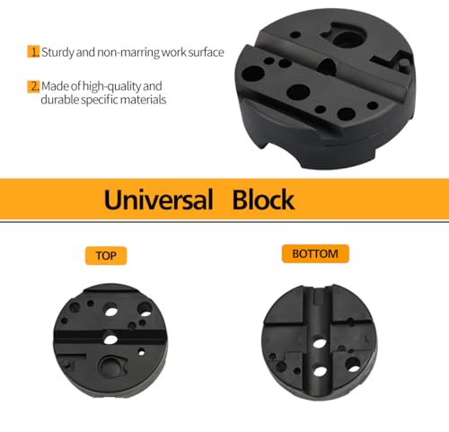 22pcs Pin Punch Set, Including Universal Block, Brass Pin Punches Brass Pin Punches + Block