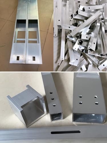 Aluminum Rectangular Tubing 2Pcs 25mm x 50mm x 1000mm Long Wall Thickness 2mm, 2 Pack Aluminum Structural Rectangular Tube 1 x 2 x 0.08 x 39.37" inch 39.37 Inches L: 39.37" / 1000 2 Pcs