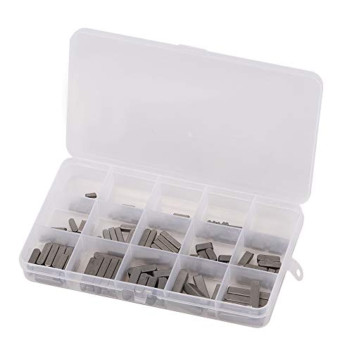 140pcs Parallel Pin 3/4/5/6mm 16 Kinds of Square Parallel Key Parallel Pin