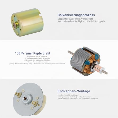 Greartian JSX40-370 DC 12V 250RPM Turbo Worm Gear Motor High Torque Turbine Worm Gear Reduction Motor 6mm Shaft 12 Volt 250RPM