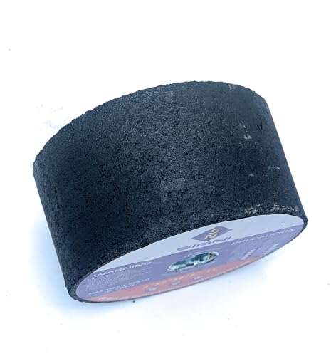 SIGNI 4 inch Silicon Carbide Grinding Stone with 5/8 Arbor for Grinding Masonry (46 Grit) 46 Grit