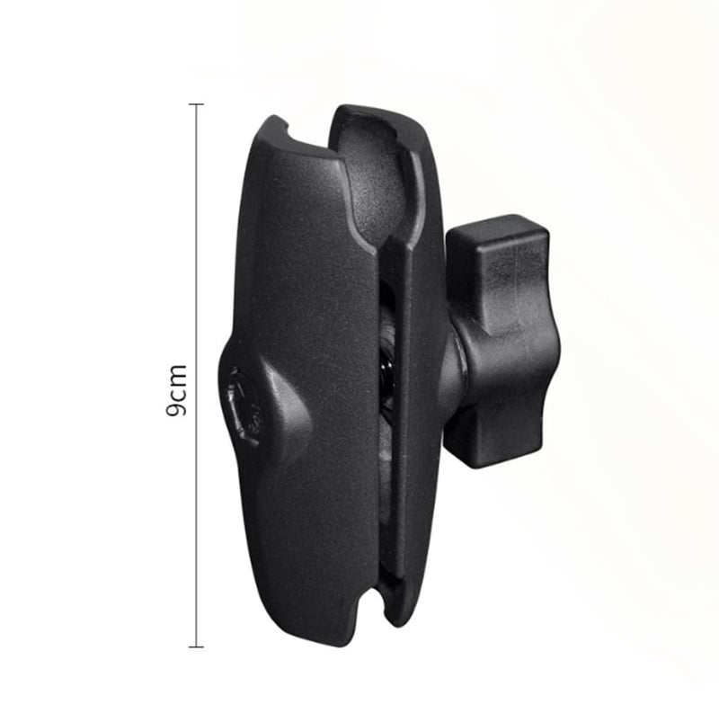 Strg Phone Mount with Drill-Down Round Base with Medium B Size 1" Ball Double Socket Arm, Phone Holder Compatible with All Phones Car Motorcycle Bike and More Phone Mount