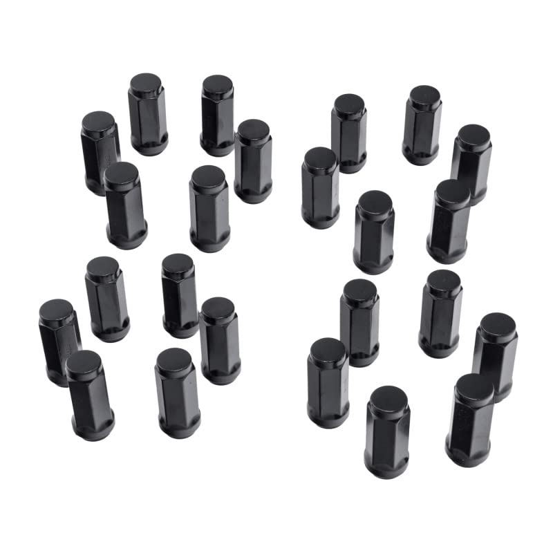 Rugged Ridge | Wheel Lug Nut, Set of 24, Black, M14-1.5 | 16715.32