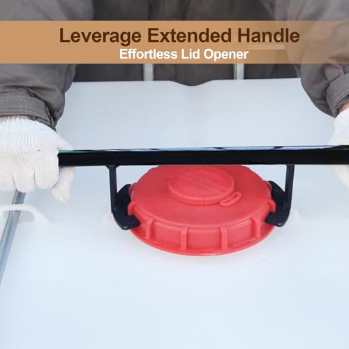 Criez Heavy Duty IBC Tote Lid Wrench - Industrial Grade Steel Opener for 6.5 inch Standard IBC Tank Caps