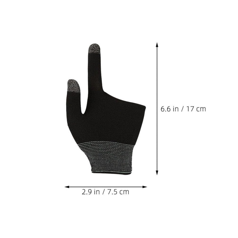 Toddmomy 2 Pairs of Touchscreen Finger Gloves Gaming Finger Sleeves Gaming Finger Gloves Comfort Game Gloves for Mobile Gaming