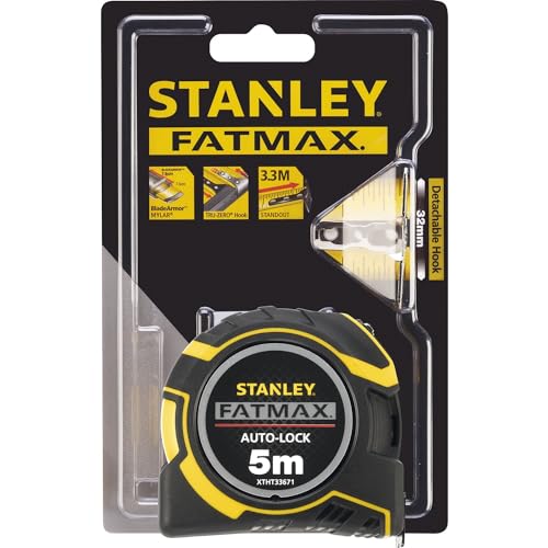 Stanley FatMax Tape Measure Autolock Tape Measure 5 m, XTHT0 33671