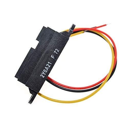 ARCELI GP2Y0A21YK0F Sharp Distance Sensor Analogue Infrared 10-80 cm + Cable Compatible with Arduino