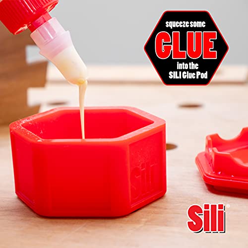 Sili Non-Stick Silicone Glue Brush Wood Glue Applicator Super Pack for Woodworking, Arts, Crafts, Hobby
