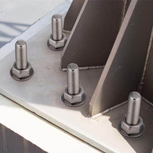 Yaocom 10 Pcs Anchor Bolts 3/8‑16 x 6'' 304 Stainless Steel