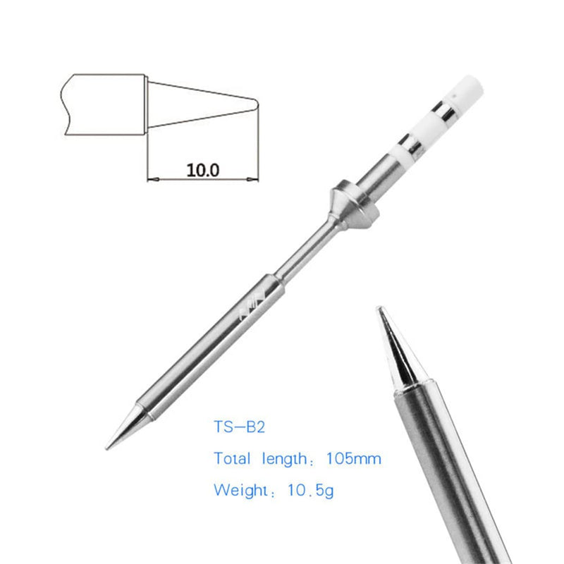 Mini soldering tips made of stainless steel. High quality, TS-B2 replacement tips for TS100 soldering irons