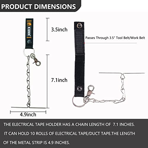 KUNN Electrician Tool Pouch & Electrical Tape Holder