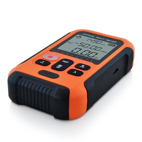 800~1700nm -50~+26dBm Optical Power Meter and 650nm 30km VFL FTTH Optical Fiber Power Meter with 2.5 mm Universal Plug and FC/UPC-LC/UPC Adapter-SS103PVC12 SS103PVC12(800~1700nm -50~+26dBm)