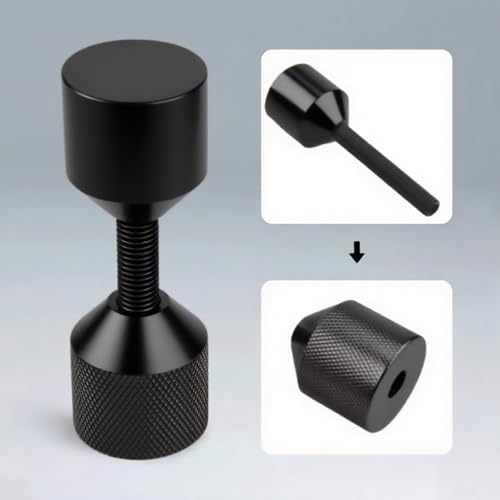 4 Pcs Aluminium Flange Two Hole Pins Set - 1-1/8'' 1-5/8'' Diameter Alignment Pin Black Full Set