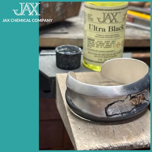 JAX Ultra Black - Metal Finishing Solution - Antique Finish Without Heat or Electricity - 4 Ounce 4 Fl Oz (Pack of 1)