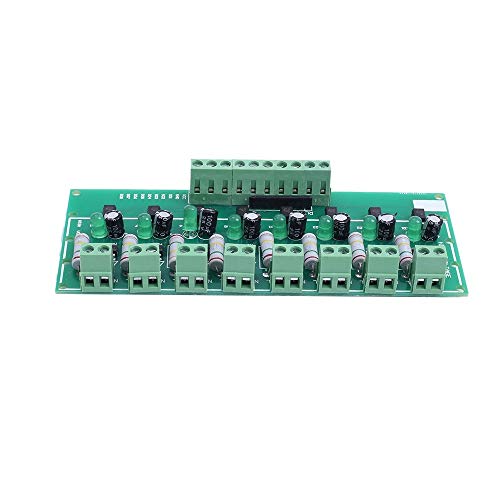 Optocoupler Isolation Module, AC 110V 220V 8 Channel Optocoupler Detection Module, PNP AC Test Module High Output Power Monitoring